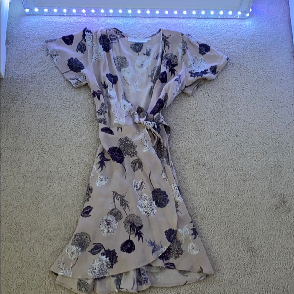 Floral Wrap Dress
